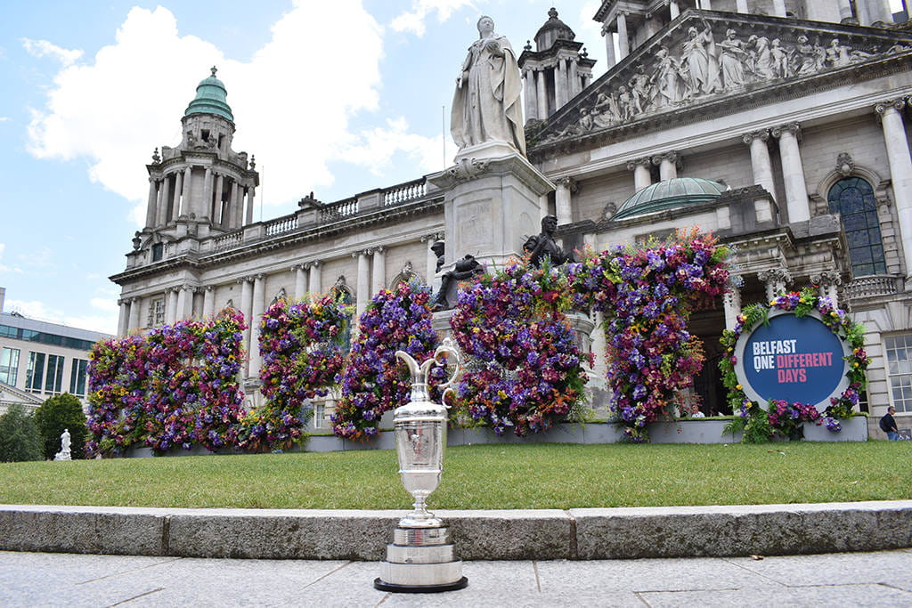 The Claret Jug at Belfast City Hall